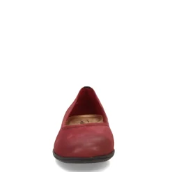 Online Trotters Women's , Darcey Flat Dark Red