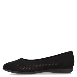 Clearance Trotters Women's , Darcey Flat Black Perf