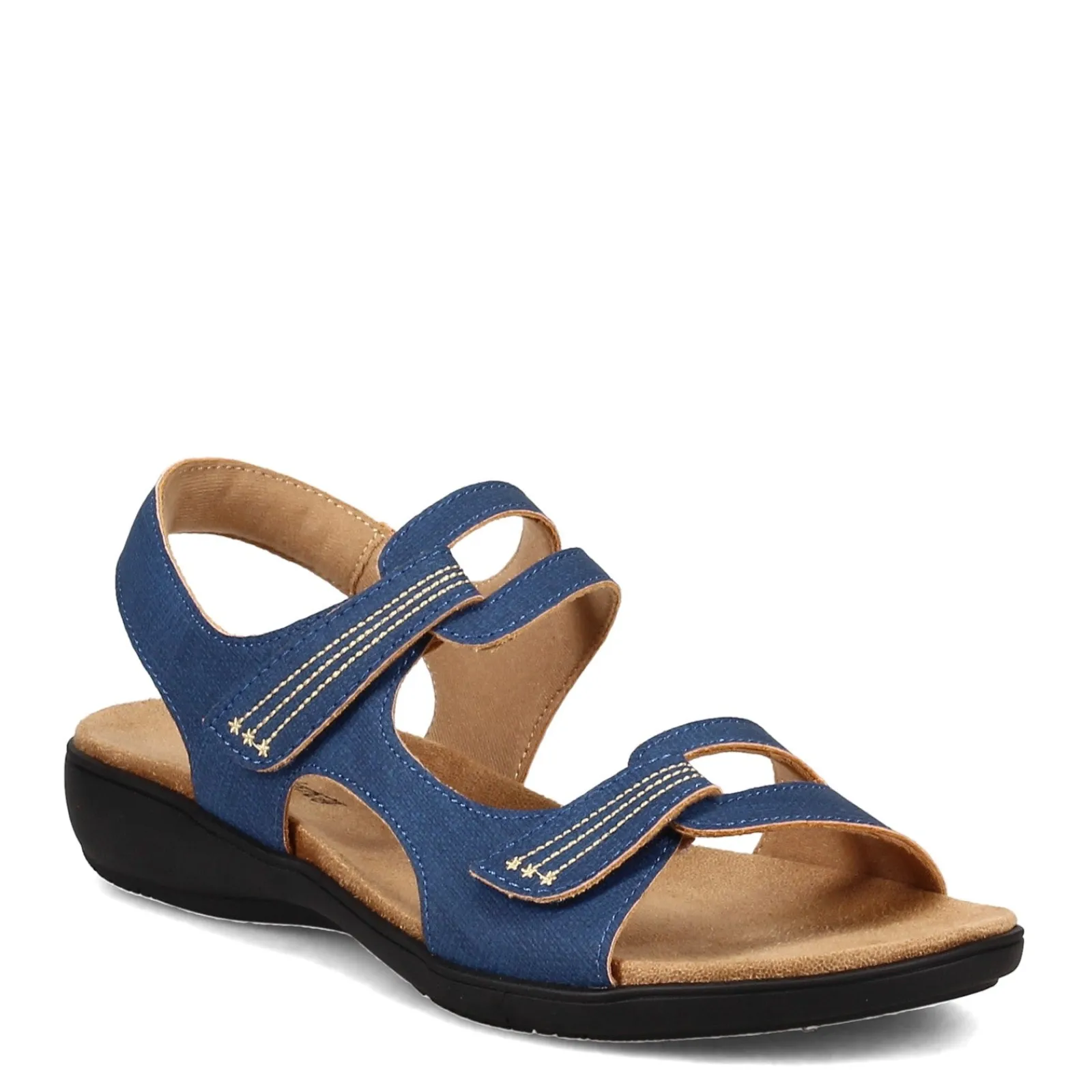 New Trotters Women's , Katarina Sandal Navy