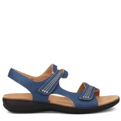 New Trotters Women's , Katarina Sandal Navy