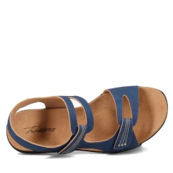 New Trotters Women's , Katarina Sandal Navy