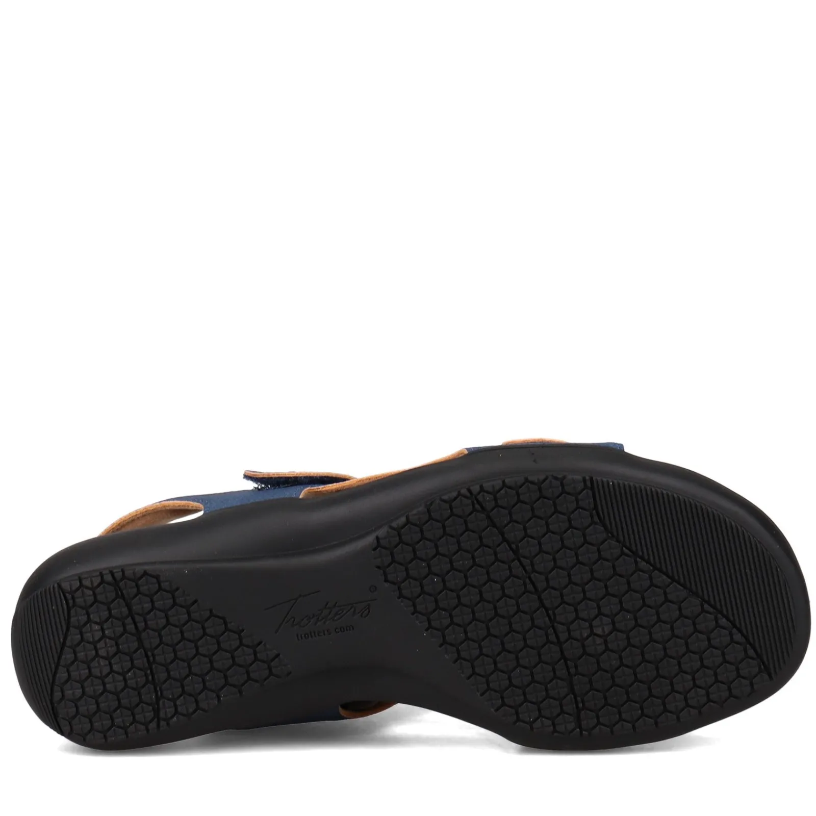 New Trotters Women's , Katarina Sandal Navy