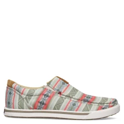 Hot Twisted X Women's , Hooey Loper Slip-On Pink Multi