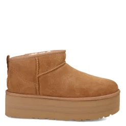 Best UGG Women's , Classic Ultra Mini Platform Boot Chestnut