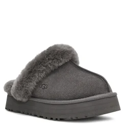 New UGG Women's , Disquette Slipper Charcoal