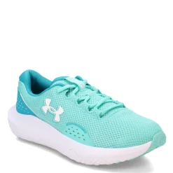 Online Under Armour Women's , Charged Surge 4 Running Shoe Radial Turquoise/Circuit Teal/White