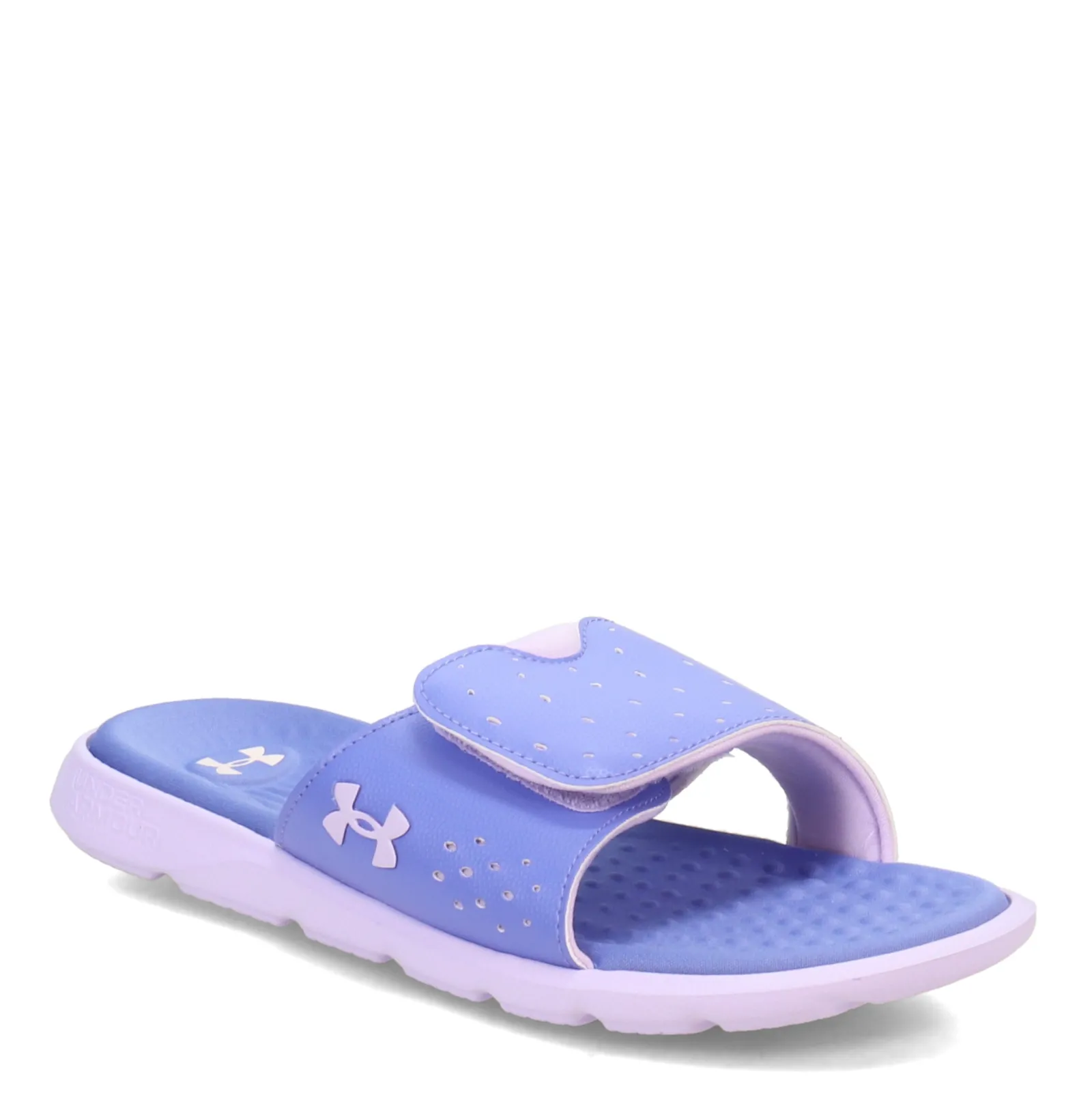 Best Under Armour Women's , Ignite 7 Slide Sandal Baja Blue/Nebula Purple