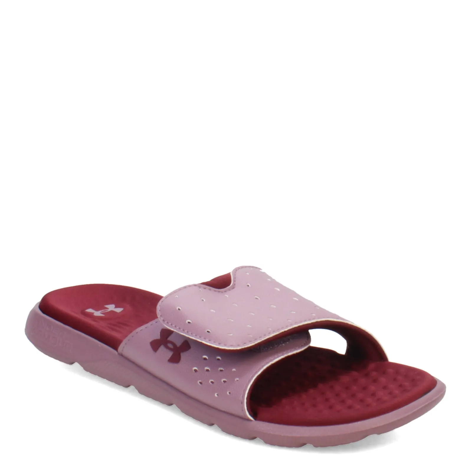 Discount Under Armour Women's , Ignite 7 Slide Sandal Misty Purple/Deep Red