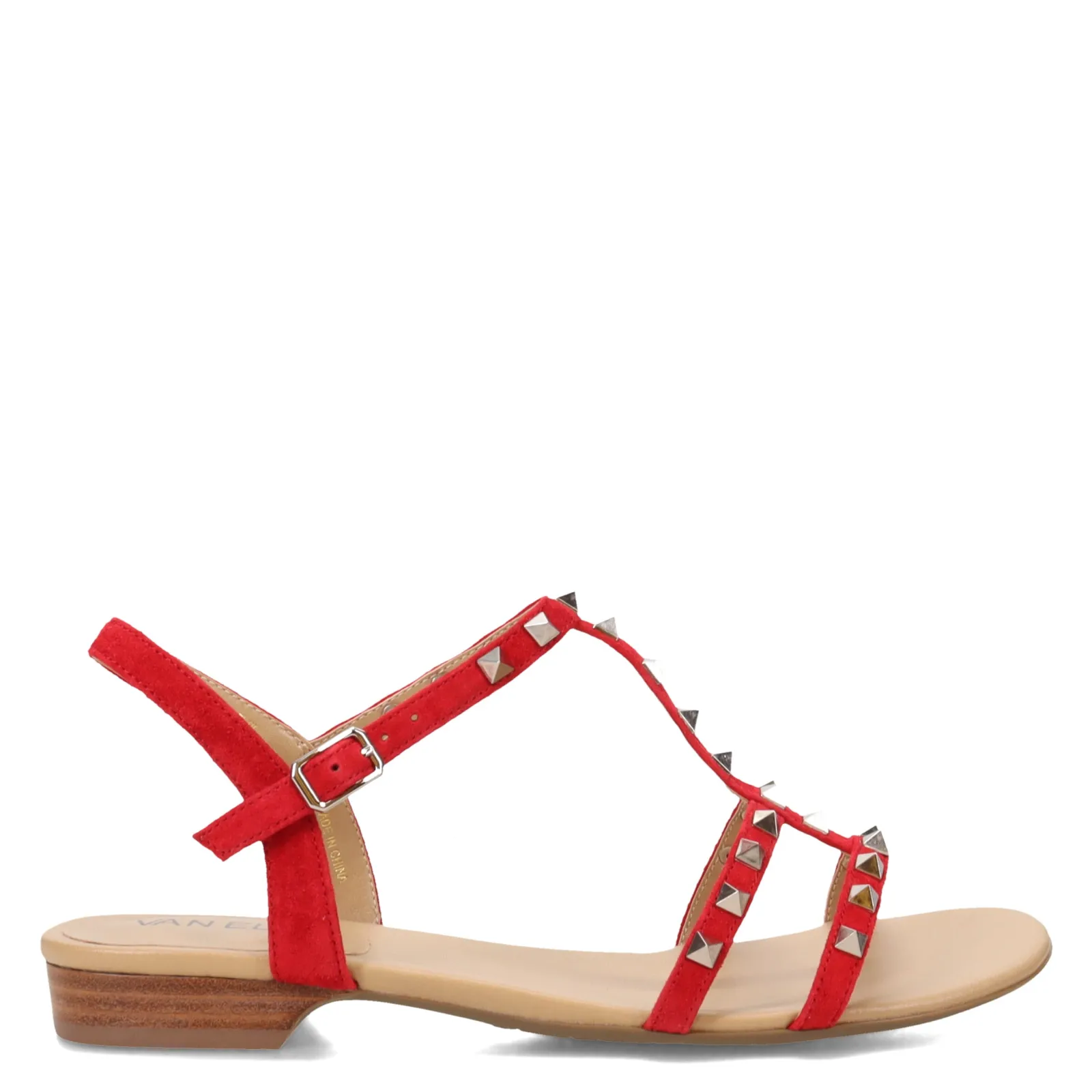 Sale Vaneli Women's , Brunel Sandal Red Suede