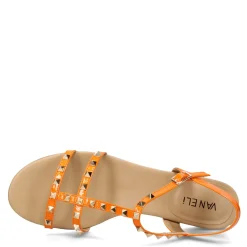 Sale Vaneli Women's , Brunel Sandal Orange Wrinkle Patent