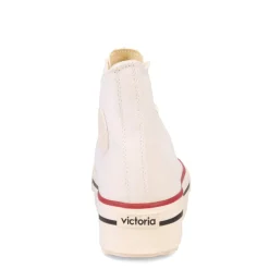 Hot Victoria Women's , Tribu Doble Lona Sneaker Blanco