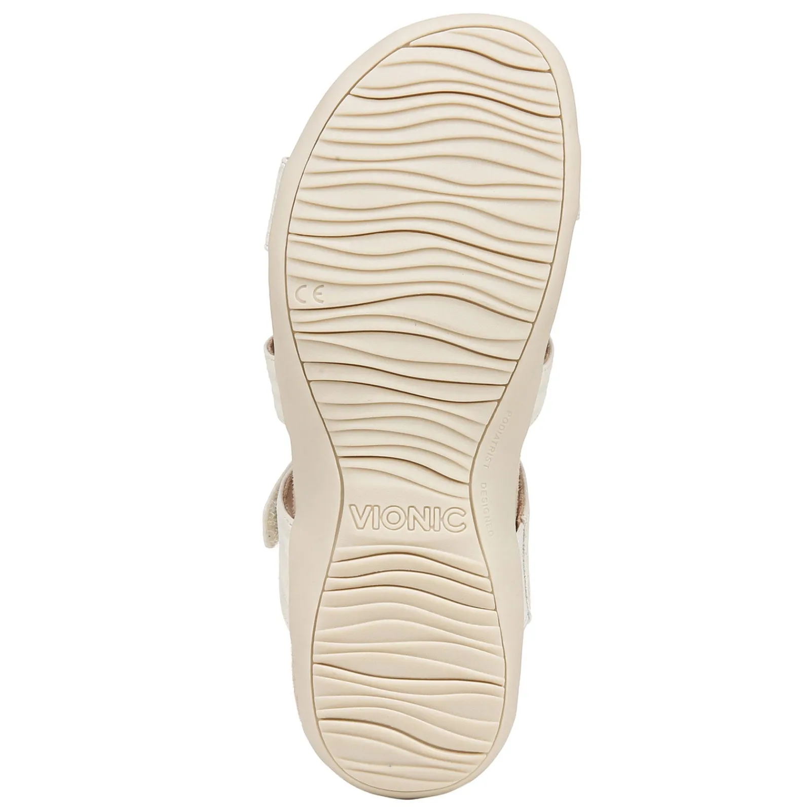 New Vionic Women's , Amber Slide Sandal White