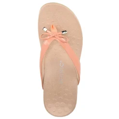 Hot Vionic Women's , Bella II Sandal Light Orange Synthetic