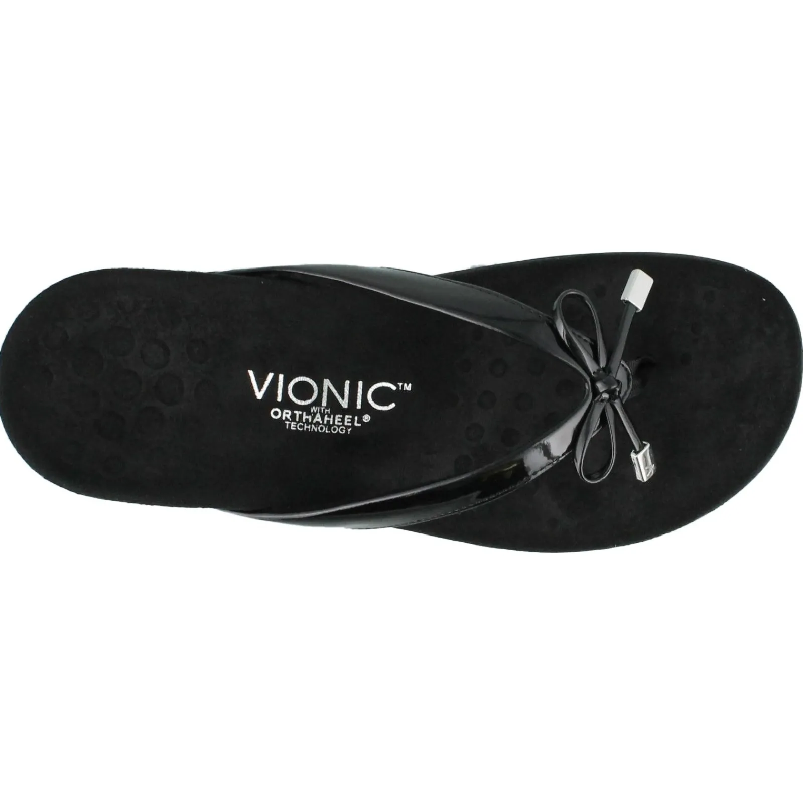 New Vionic Women's , Bella II Sandal Black Patent