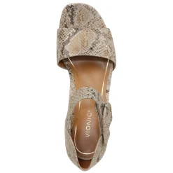 Vionic Women's , Chardonnay Sandal Oatmeal Leather