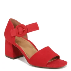 Vionic Women's , Chardonnay Sandal Bright Red Suede