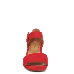Vionic Women's , Chardonnay Sandal Bright Red Suede