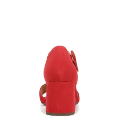 Vionic Women's , Chardonnay Sandal Bright Red Suede