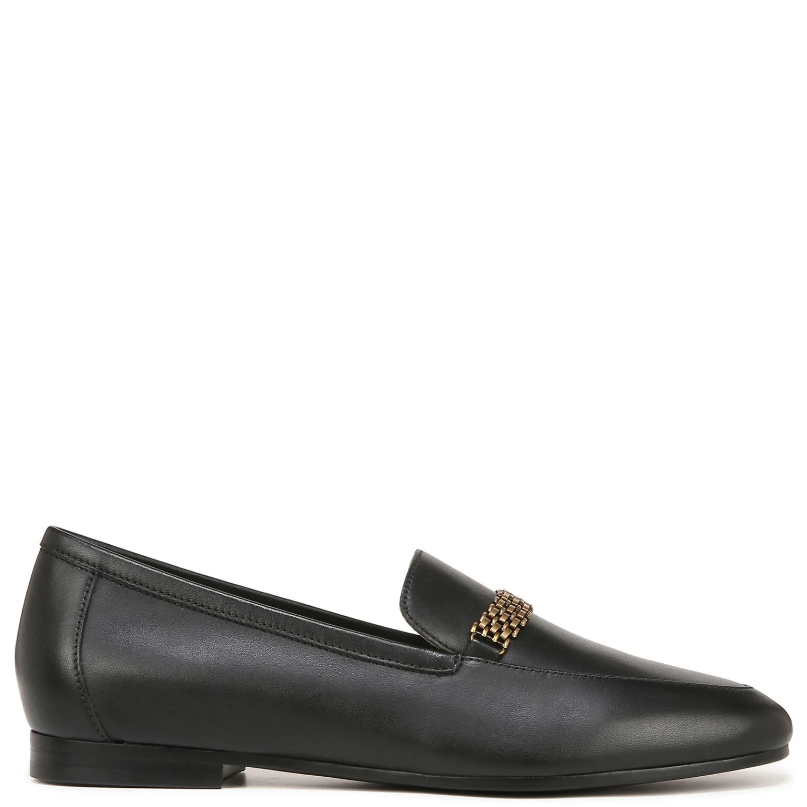 Vionic Women's , Charlotte Loafer Black Gold Leather