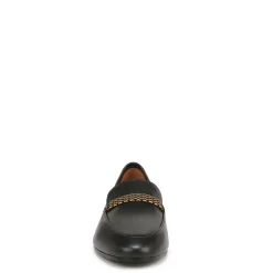 Vionic Women's , Charlotte Loafer Black Gold Leather