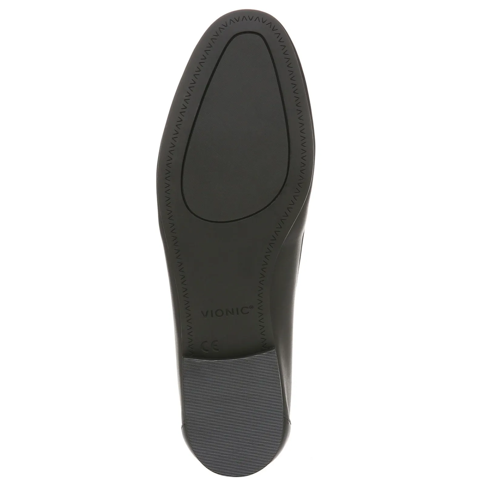 Vionic Women's , Charlotte Loafer Black Gold Leather