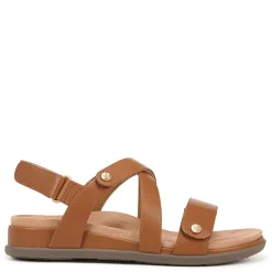 Clearance Vionic Women's , Cypress Sandal Tan Brown Leather