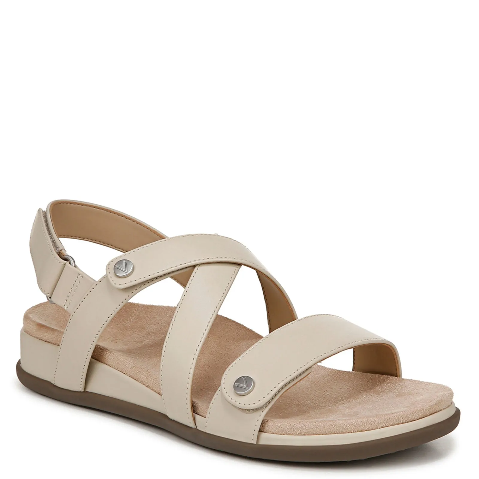 Clearance Vionic Women's , Cypress Sandal Parchment Beige Leather