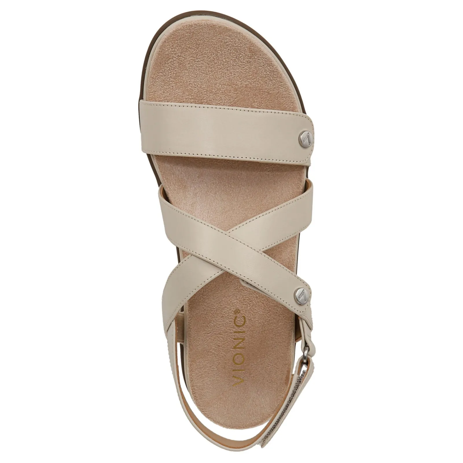 Clearance Vionic Women's , Cypress Sandal Parchment Beige Leather