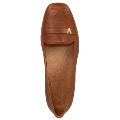 Online Vionic Women's , Hayes Flat Tan Brown Leather
