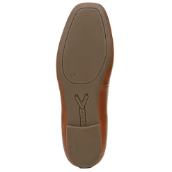 Online Vionic Women's , Hayes Flat Tan Brown Leather