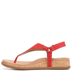 Sale Vionic Women's , Kirra II Sandal Red Suede