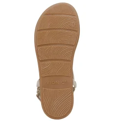 Clearance Vionic Women's , Kirra II Sandal Gold Metallic Leather