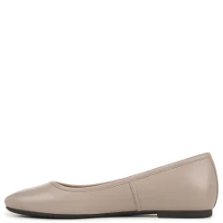 Clearance Vionic Women's , Orinda Flat Putty Beige Leather