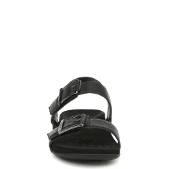 New Vionic Women's , Reese Sandal Black Leather