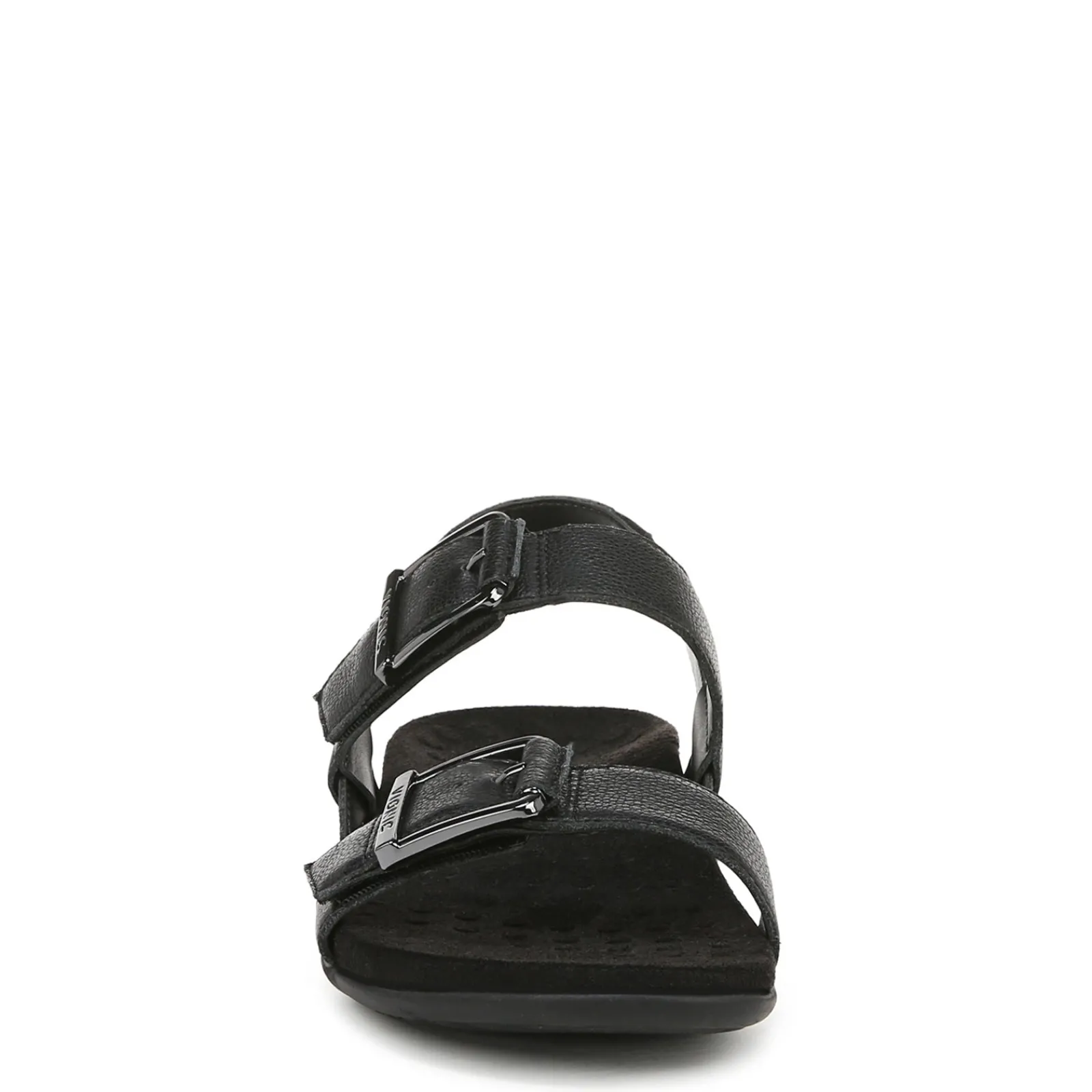 New Vionic Women's , Reese Sandal Black Leather