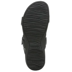 New Vionic Women's , Reese Sandal Black Leather