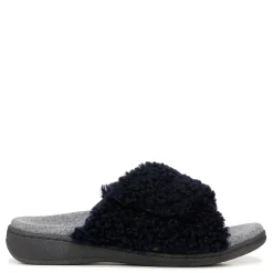 New Vionic Women's , Relax II Slide Slipper Navy Blazer Fabric