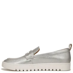 Best Vionic Women's , Uptown Loafer Silver Metallic Leather