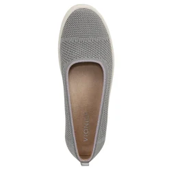 Sale Vionic Women's , Uptown Skimmer Slip-On Light Grey Fabric