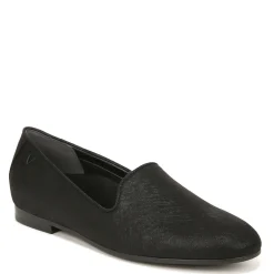 New Vionic Women's , Willa Flat Black Metallic