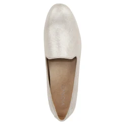 New Vionic Women's , Willa Flat Silver