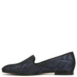 New Vionic Women's , Willa II Flat Blue Metallic Synthetic