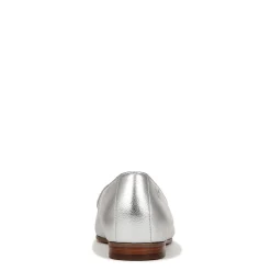 Clearance Vionic Women's , Willa II Flat Silver Metallic Leather