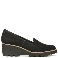 Sale Vionic Women's , Willa Wedge Slip-On Black Suede