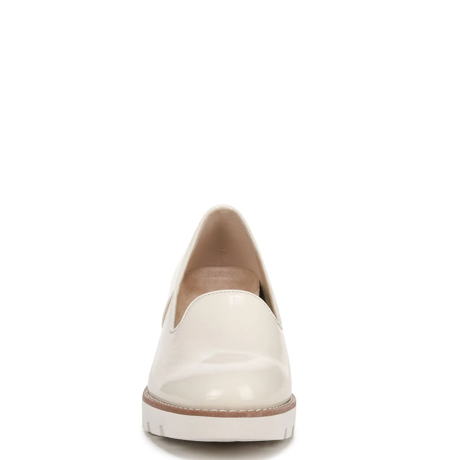 Clearance Vionic Women's , Willa Wedge Slip-On White Patent Leather