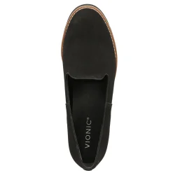 Sale Vionic Women's , Willa Wedge Slip-On Black Suede