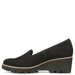 Discount Vionic Women's , Willa Wedge Slip-On Black Suede