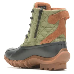 Wolverine Women's , Torrent Quilted Duck Boot Green